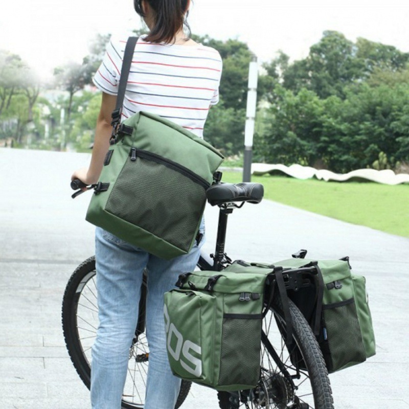 Lexuan bicicleta bolsa de transporte estante trasero bolsa de bicicleta de montaña accesorios de montar tres en uno Sichuan-Tíbet línea camello bolsa 14892