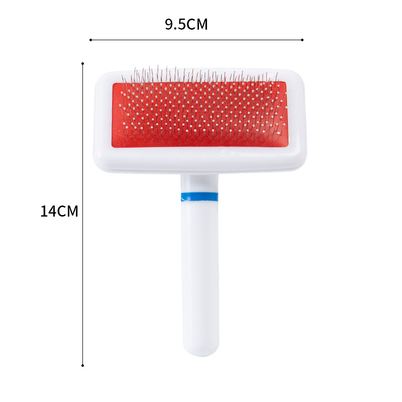 흰색 손잡이 빗