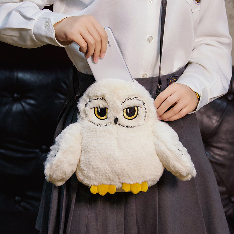 Me Officially Licensed Harry Potter Hedwig Plush Small Crossbody Zipper Phone Bag Versatile Cloud Lightweight Me Officially Licensed Harry Potter Hedwig Plush Small Crossbody Zipper Phone Bag Versatile Cloud Lightweight