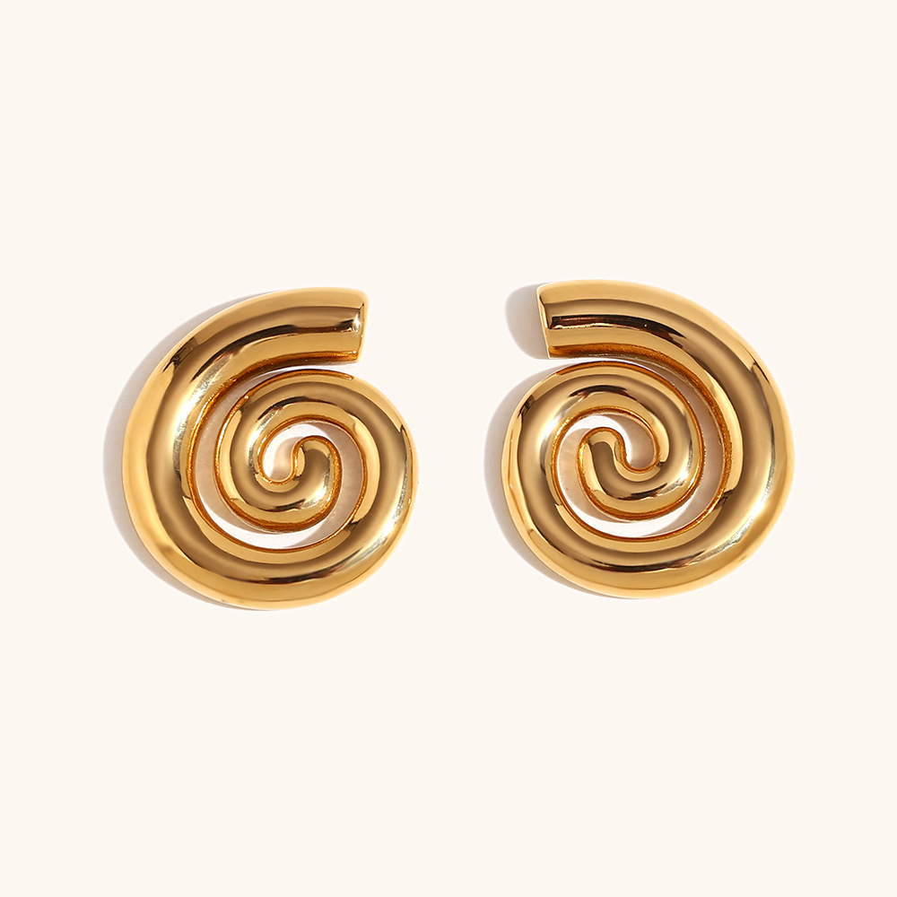 Boucles d'Oreilles Spirales