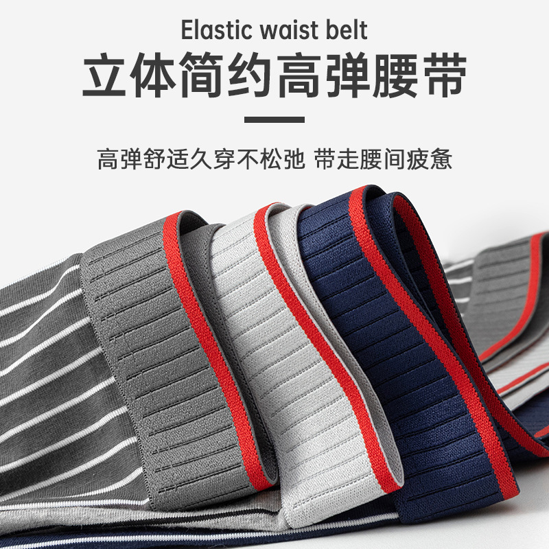 Fábrica directa de pantalones interiores de hombre algodón antibacteriano piel transpirable ángulo plano suelto de tamaño grande de los garantes de los niños