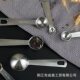 Stainless steel measuring spoon round measuring spoon 5-piece set 6-piece suit baking scale measuring seasoning spoon cooking spoon suit