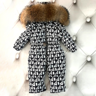 2023 new detachable hooded boys' down jacket European and American children l one-part down jacket fashion children's coat