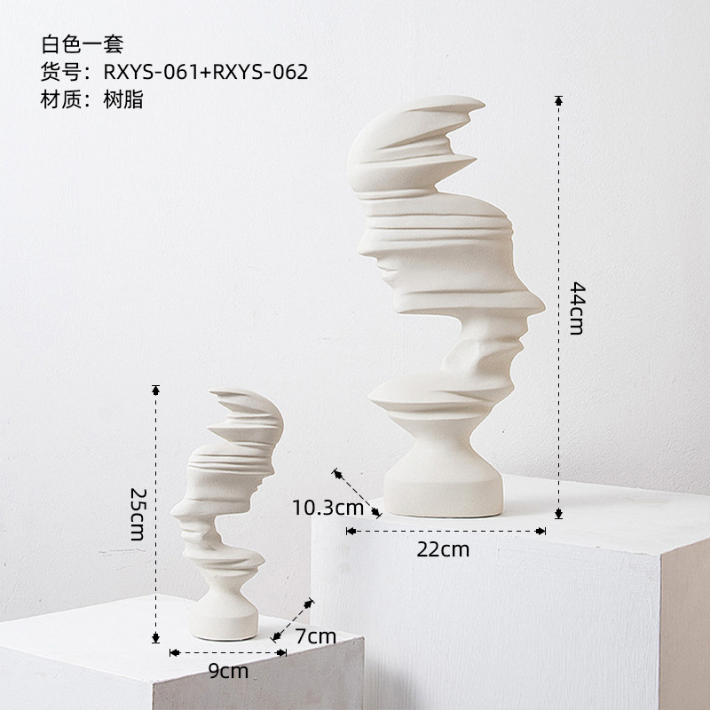 リビングルームの置物は軽くて豪華で高級な雰囲気のお酒棚の装飾品です。