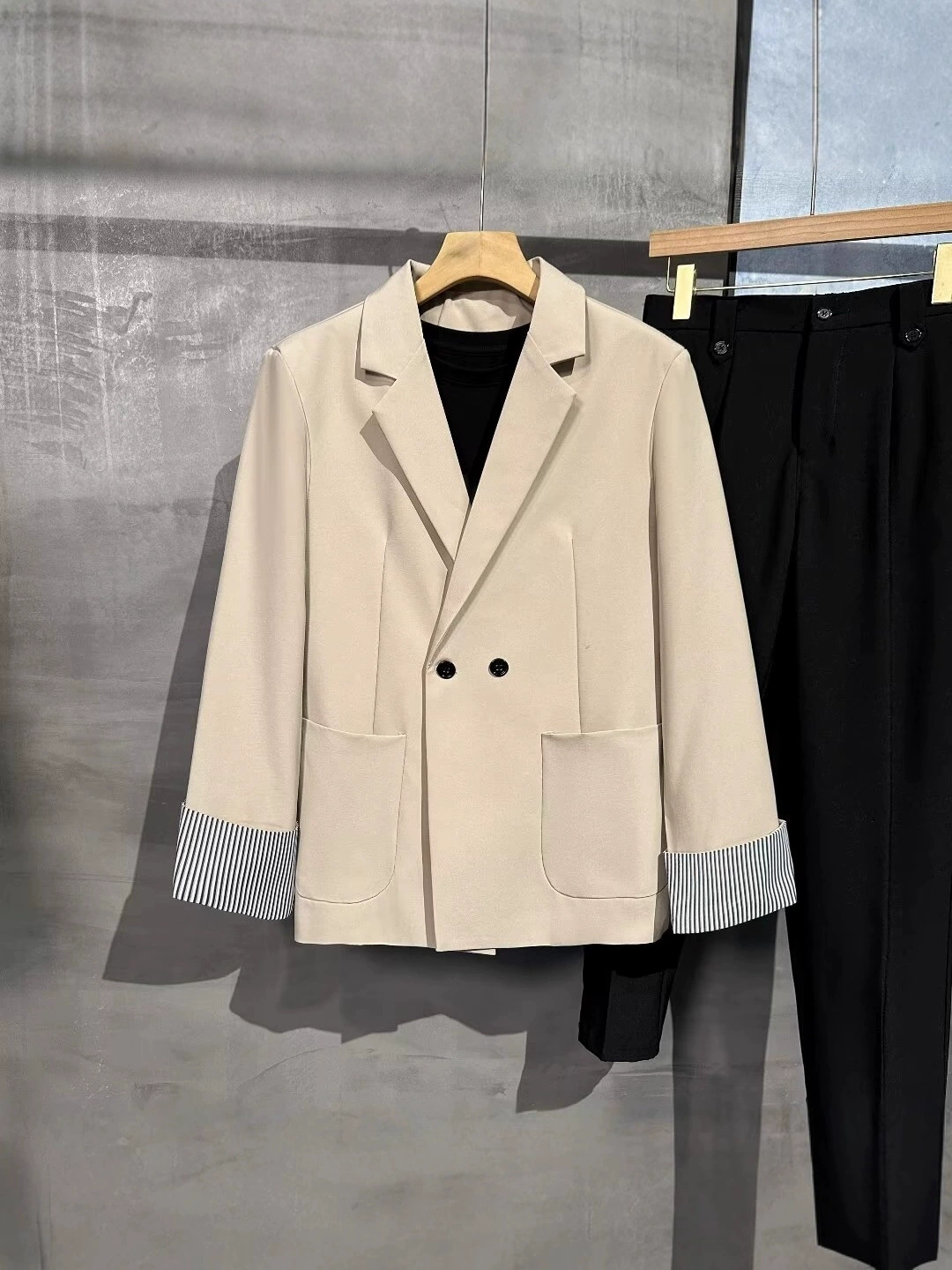 Tide, autumn universal classic suit, trend jacket, oversize