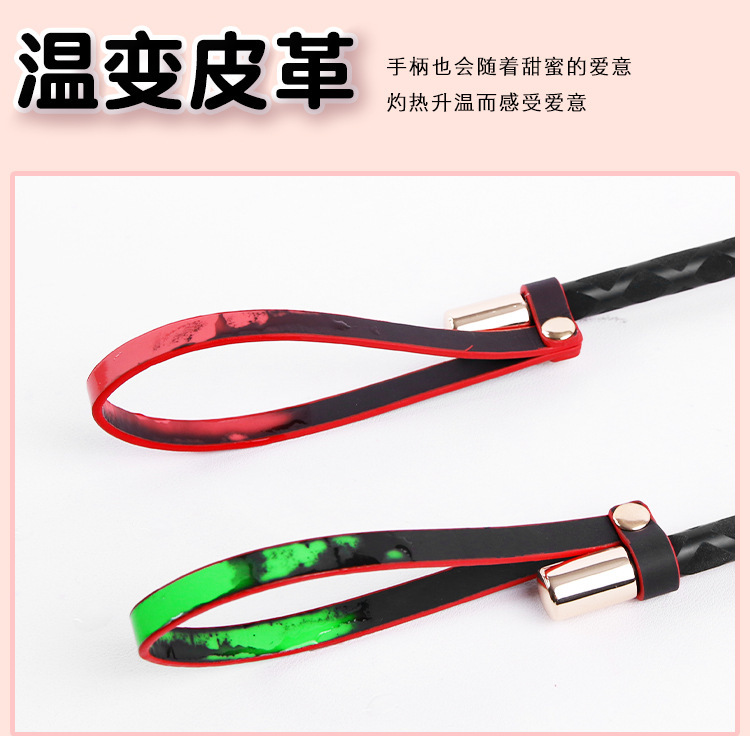 Temperature-Changing Horsewhip 54cm PVC Adult Couple Flirting Sensory Play Tool — detail image 7