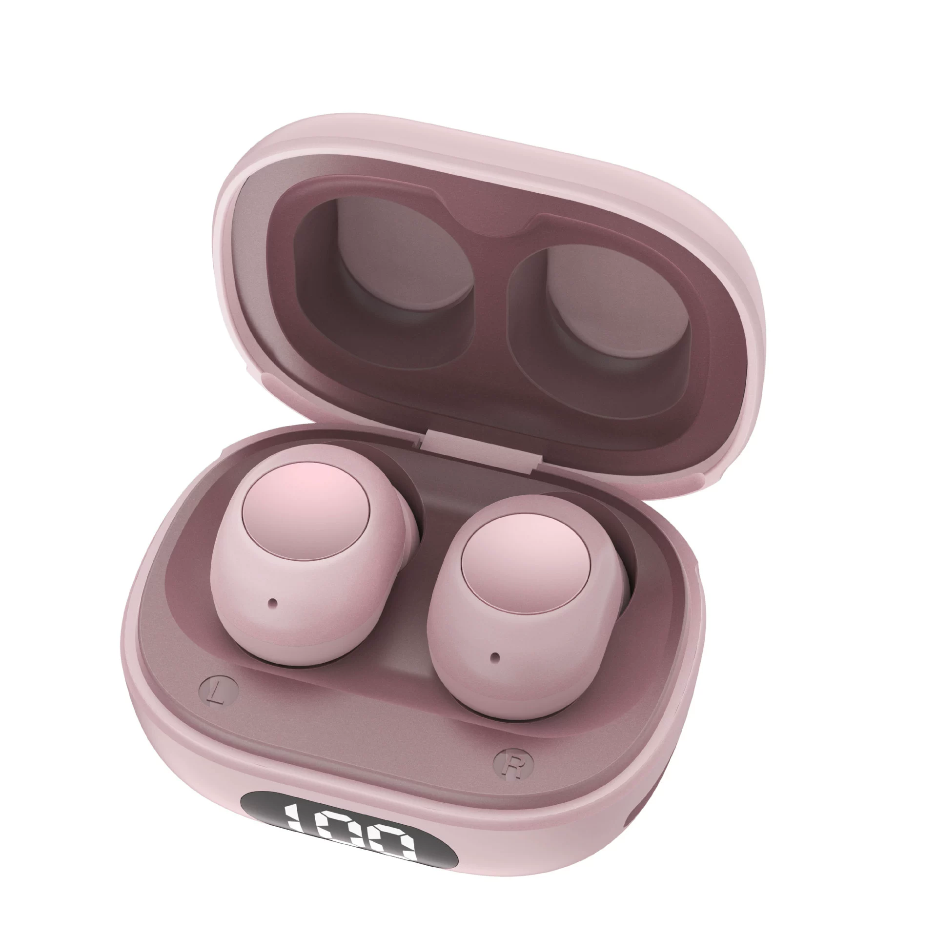 Tensouny Беспроводные наушники Bluetooth, низкая задержка, для мальчиков и девочек, розовый/зелёный
