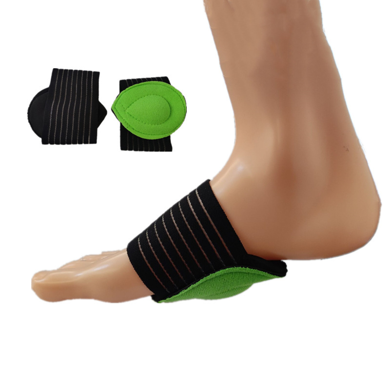 薄款吸汗绿色足弓垫 脚底足心按摩垫 arch support