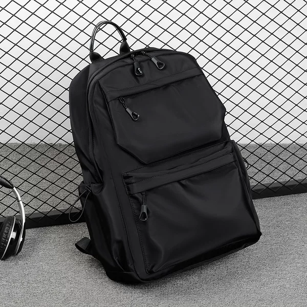 Trendy Brand Backpack for Men, Junior High School Students, High School Students, College Students, Large-Capacity Travel Bag, Casual Computer Backpack, Men's Bag