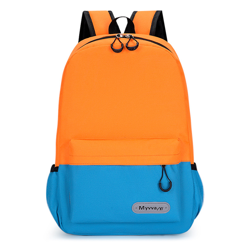 Mochila de estudiantes de primaria y secundaria personalizada impresión logotipo al por mayor clase de capacitación institución de tutoría mochila de ocio para niños personalizada