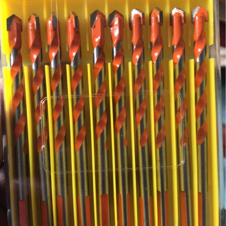 Factory Direct multi-functional overlord drill suit ceramic tile glass drilling drill alloy ceramic Triangle drill