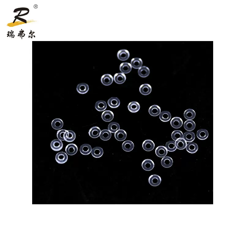 眼镜修理塑料垫片 镜架螺丝螺帽配件垫片维修眼镜塑料片1.2 1.4