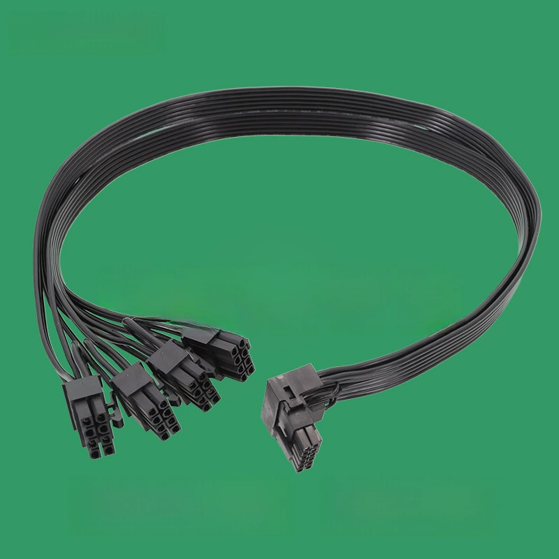 SQ 4x8-штекер до 16-пин PCIe 5.0 12VHPWR RTX4090 локоть кабель, 40-80см, 16/18AWG