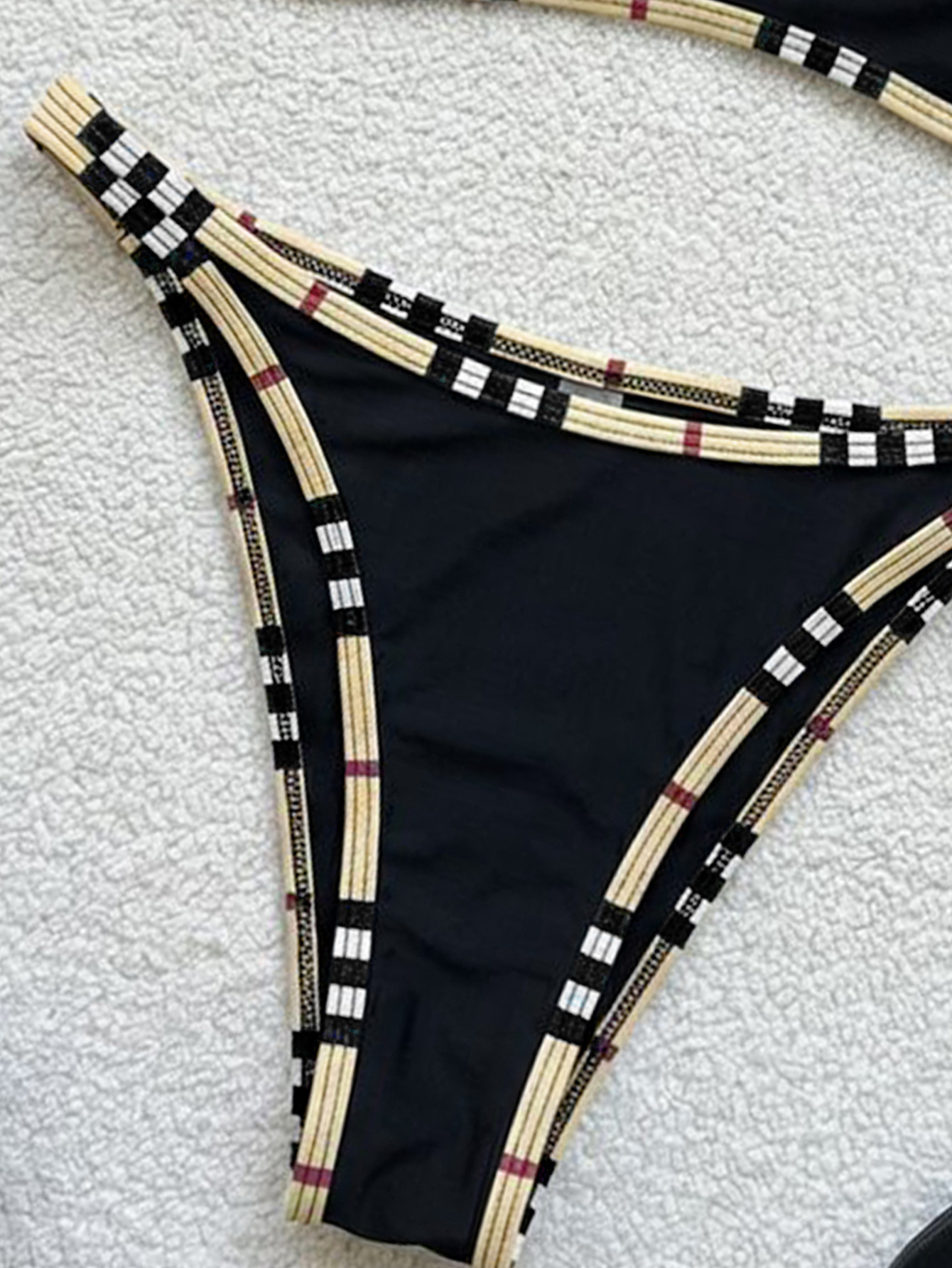 Floral Print Bikini Set, Adjustable Ties & Padded-Free Triangle Top, Low-Rise Hipster Bottoms For Women_ecoleips.com