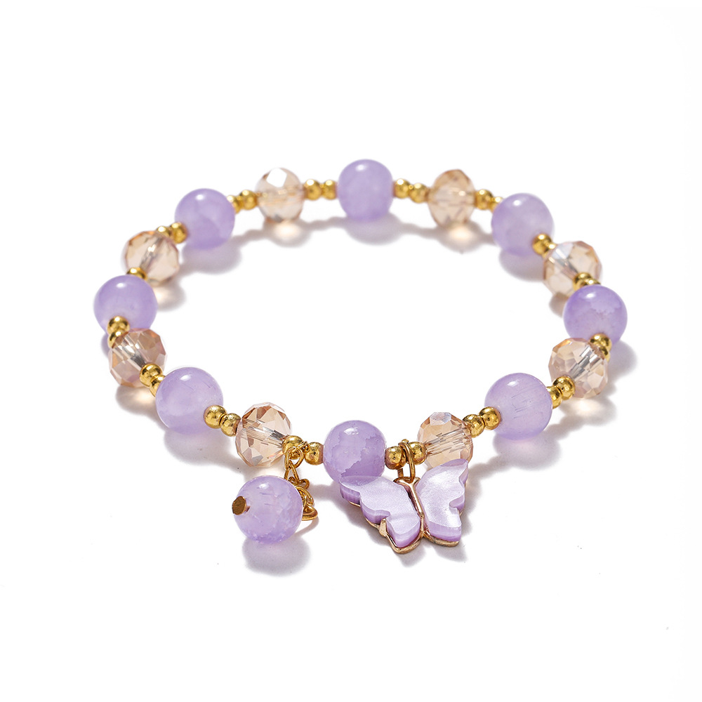 Style De Bande Dessinée Rhombe Papillon Cristal Artificiel Placage Enfants Femmes Bracelets display picture 3