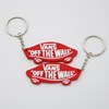 Double-sided epoxy resin, brand pendant, silica gel universal fashionable car keys suitable for men and women, Birthday gift