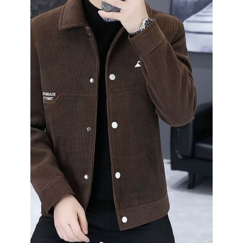Advanced Sense Woolen Jacket Men's Autumn and Winter New Fashionable Brand Korean Style Duffy Handsome Fashionable Short Woolen Thickened Jacket Top