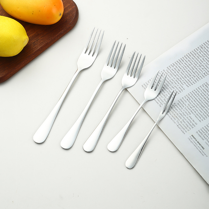 Transfronterizo Amazon engrosado filete cuchillo y tenedor cuchara Jieyang 1010 vajilla de acero inoxidable casa hotel comida occidental al por mayor