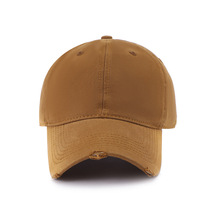 版型好！原创设计大头围鸭舌帽男帽子韩版水洗时尚复古棒球帽女
