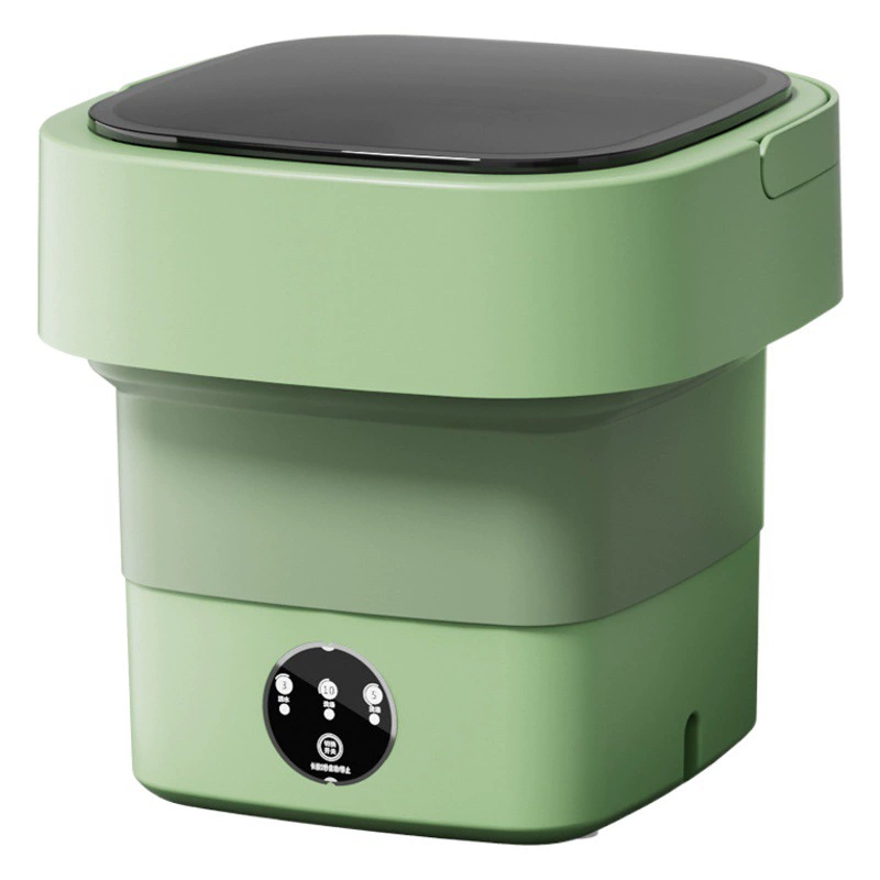 8L Cross Border Складная стиральная машина Общежитие Маленькая полуавтоматическая Eluting One Детское нижнее белье Портативная мини-стиральная машина