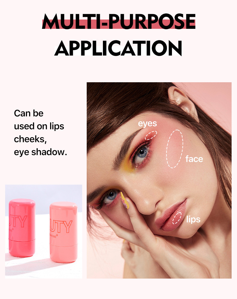 Dual-ended Blush Stick For Contouring And Sculpting Cheeks_voghion.com