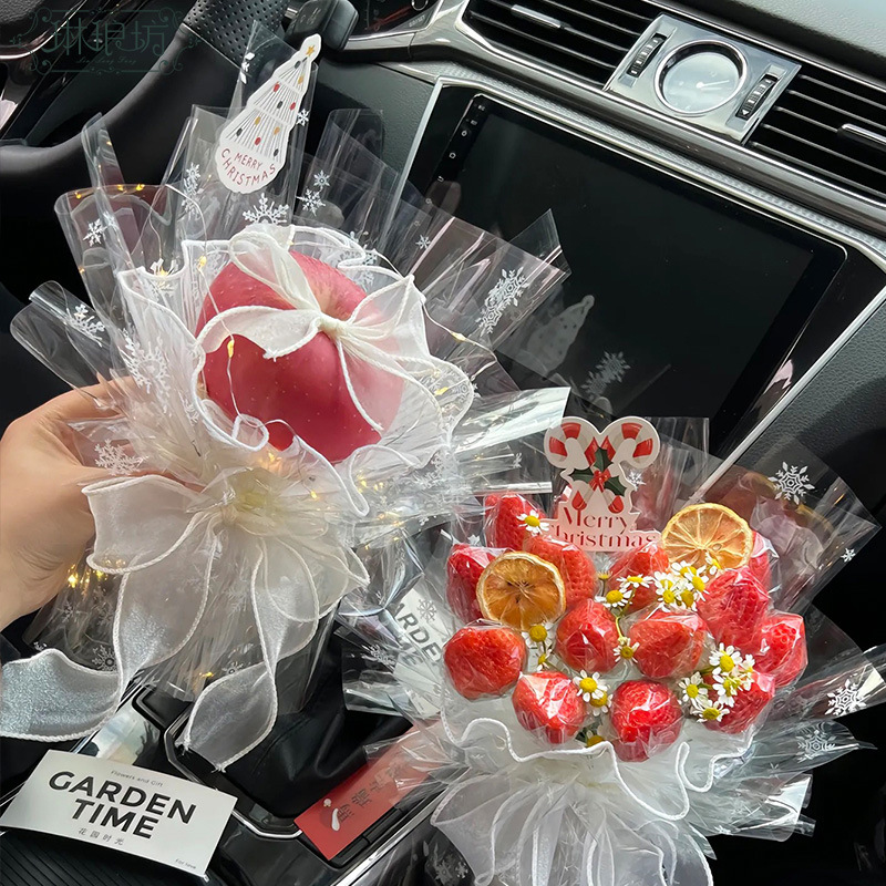 [Oferta especial] tarjetas de Navidad alienígenas ramo de flores tarjetas de regalo regalo de regalo de felicitación mensaje de tarjetas de dibujos animados Feliz Navidad