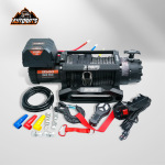 车用自救钢丝绳电动绞盘12v24v车载绞盘越野车救援牵引电动绞盘