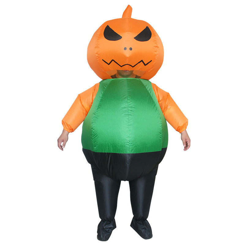 Amazon explosión impresa inflatable T-Rex disfraz Halloween multicolor T-Rex disfraz de fiesta disfraz de muñeca