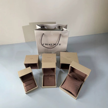 新款尚美金色原版首饰盒子包装盒尚家戒指项链饰品礼盒吊坠珠宝盒