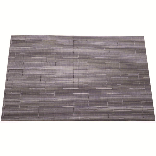 PVC mantel de bambú posavasos vinilo lavable estera de mesa fácil de limpiar Mesa tejida estera posavasos