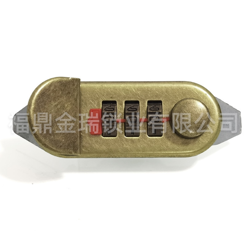 Factory Direct Supply Apple Combination Lock Suitcase Lock Luggage Lock Password Lock Hardware Lock Zinc Alloy Laptop Lock