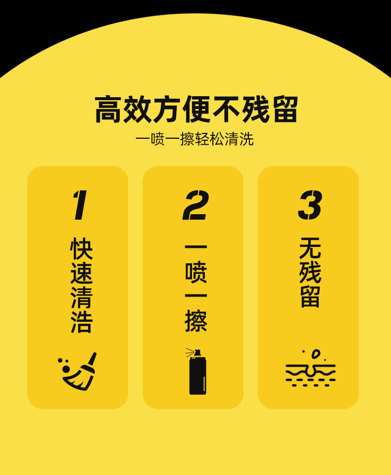 Debedi car interior cleaner strong decontamination maintenance wash-free multifunctional foam cleaner leather cleaning