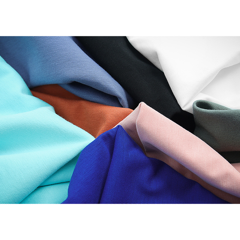 DuPont Solona 190g doble enfriamiento fresco sensación degradable respetuoso del medio ambiente tela suave color sólido manga corta Camiseta