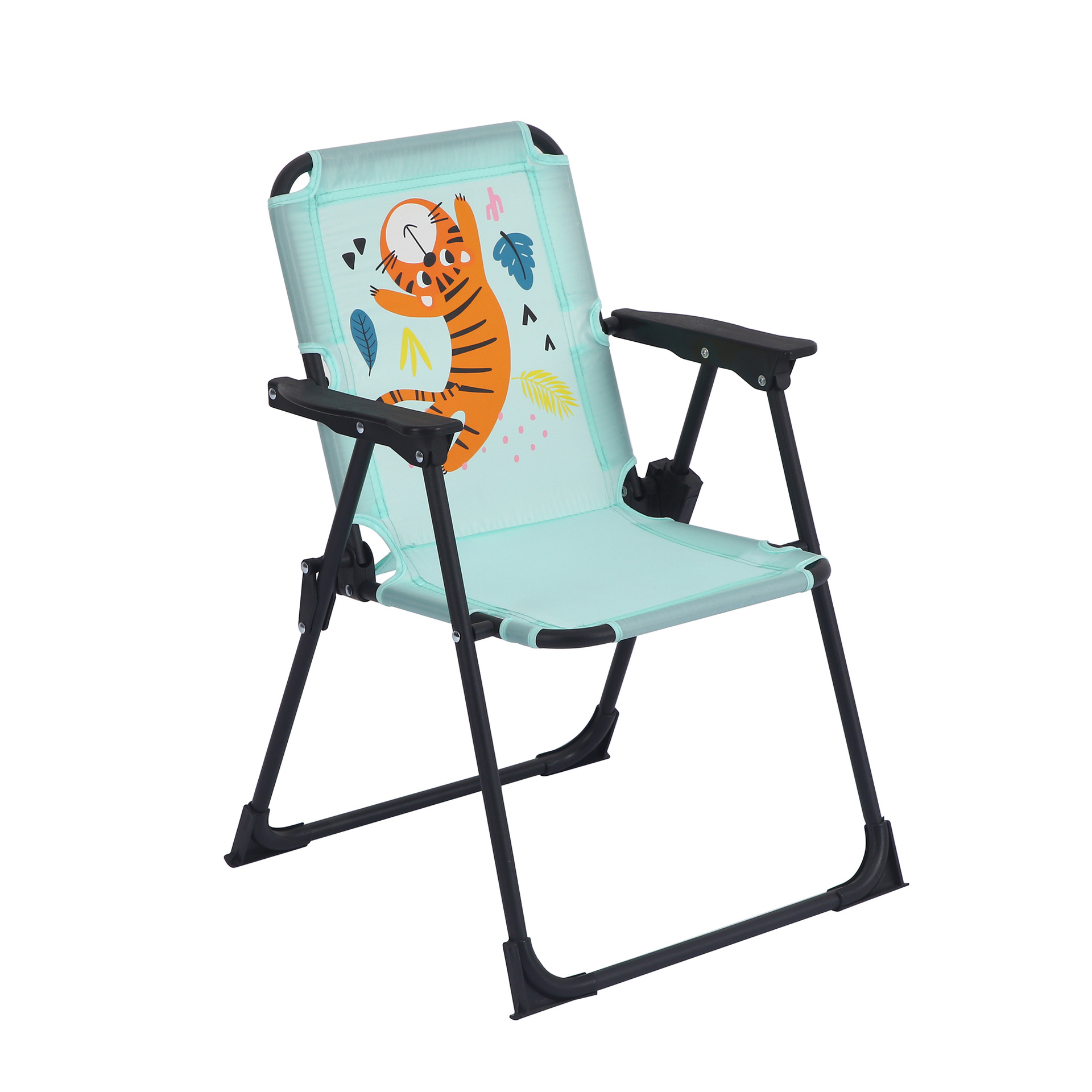 Nueva silla plegable portátil, silla de balcón de dibujos animados para niños domésticos, silla de camping de pesca al aire libre multifuncional al por mayor