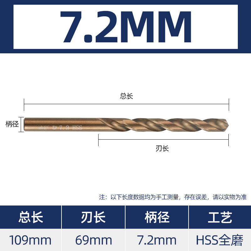 Broca de giro, acero inoxidable, acero de alta dureza, perforado, taladro helicoso que contiene cobalto, brocha de acero