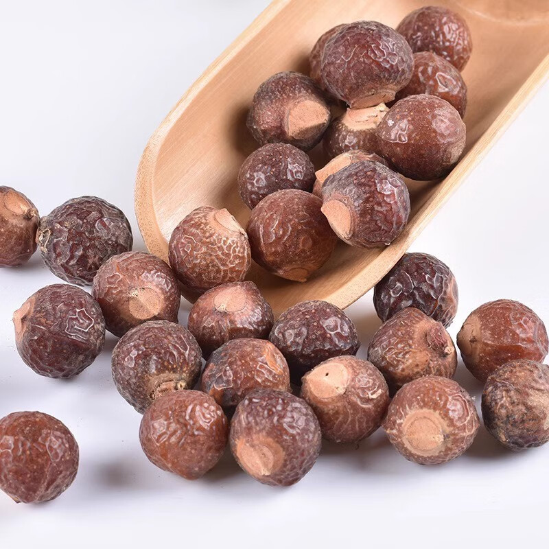 Whole Soapberry Fruits Wu Huan Zi Sapindus mukorossi Natural Dried Soapnuts 500g for Hair Washing and Cleaning overview