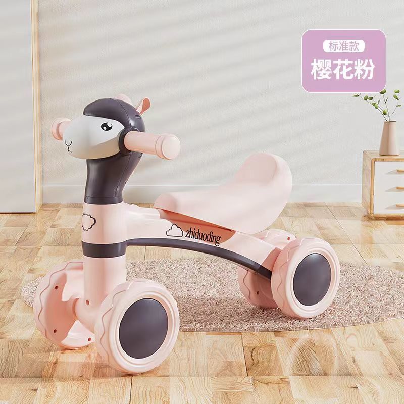 ペダルなしの子供用バランスカー、1～3歳のベビースクーター、子供用スクーター、幼児用スクーター、四輪|undefined