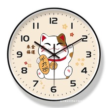 静音挂钟客厅家用石英钟简约时钟卧室中式钟表时钟挂墙家用钟包邮