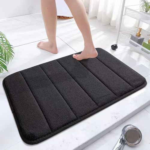 Pure Color Coralline Mat Entrance Washable Entry Mat Bathroom Shower Anti-Slip Pad Overseas Trade Special Supply