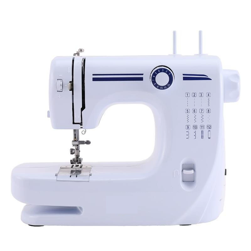 Швейная машина 608A, бытовая электрическая настольная модель с оверлоком, двухигольная швейная машина для одежды, оптовая продажа плоскошовных машин, оверлок.
