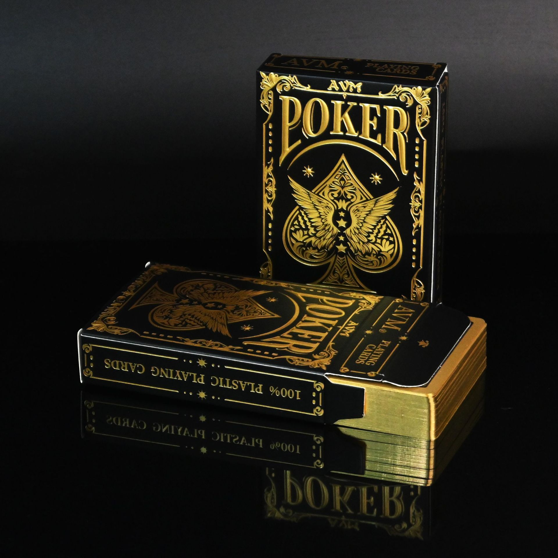 8099 흑요석 와이드 팬던트 골드