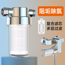 花洒过滤器家用热水器前置净水器浴室水龙头淋浴喷头通用净化滤芯