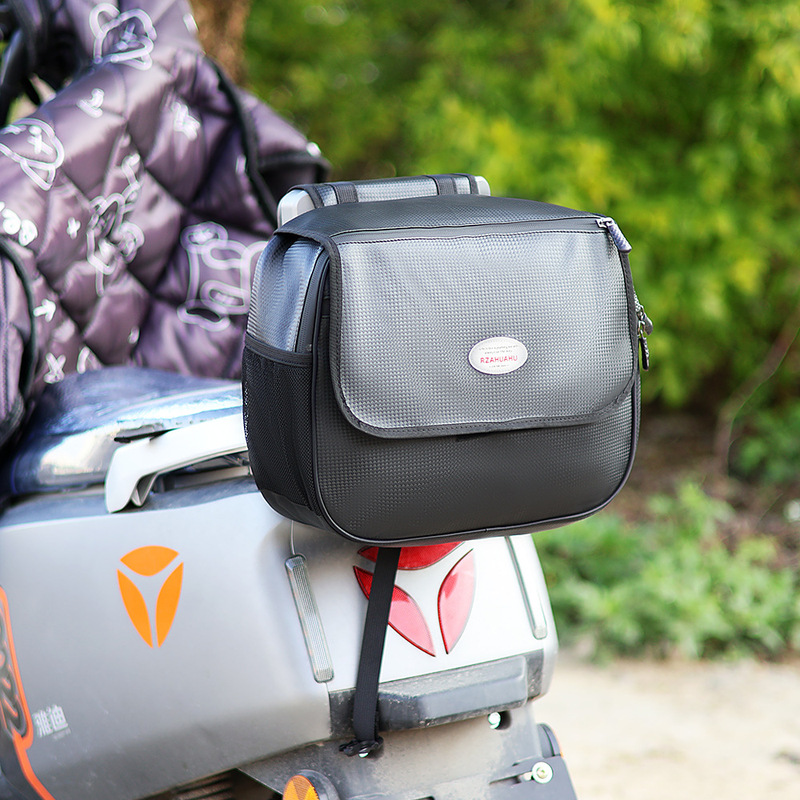 National Standard Electric Bicycle Back Seat Bag Storage Bag Rear Bag Battery Car Helmet Storage Hanging Bag Trunk Bag