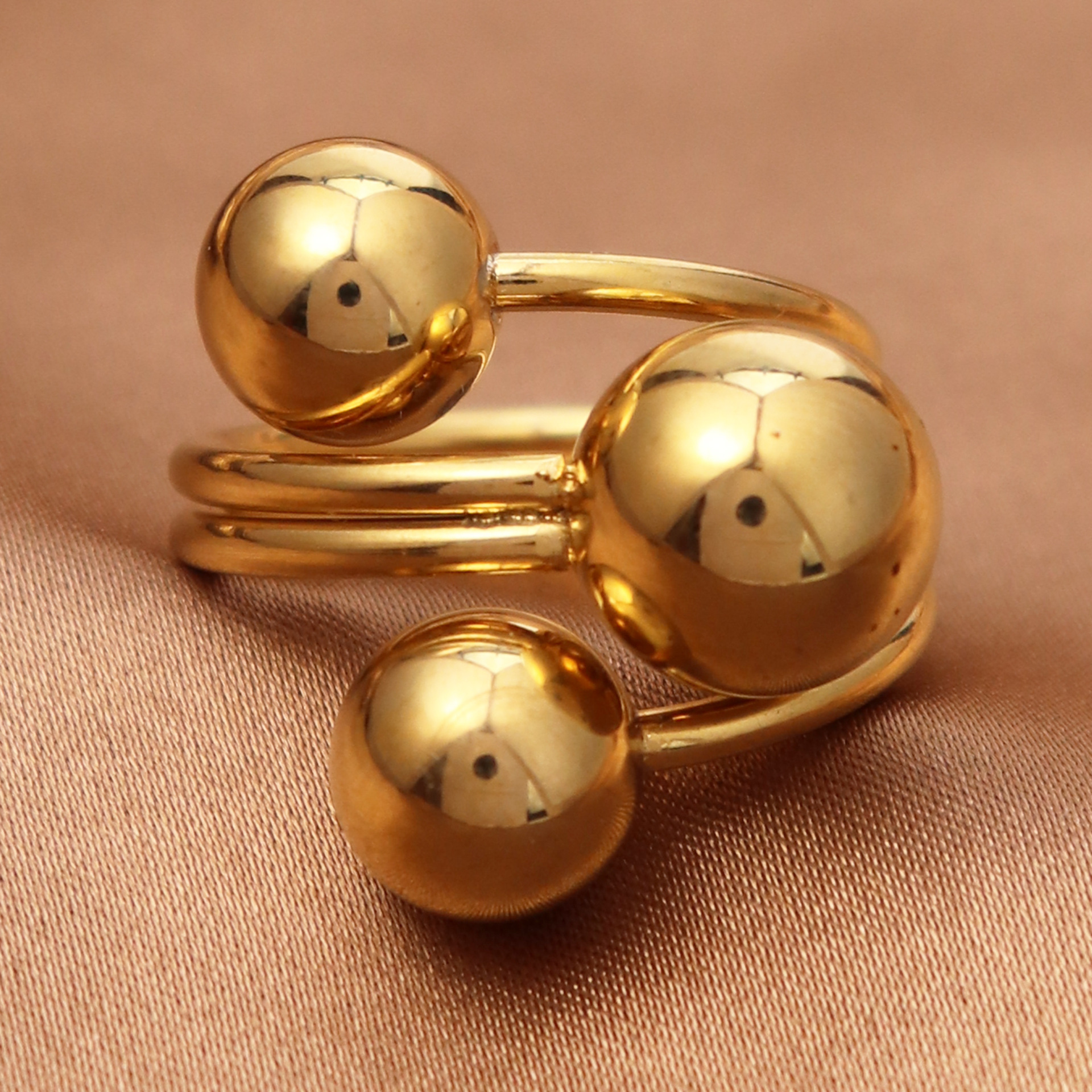 One Size Ring Size Wholesale Jewelry Casual Simple Style Geometric Titanium Steel Open Rings