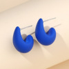 Resin, retro acrylic small earrings, South Korea, simple and elegant design