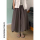[Oufan] Light outdoor functional cloud puffy high waist flower bud skirt loose slim A- shaped skirt 2814