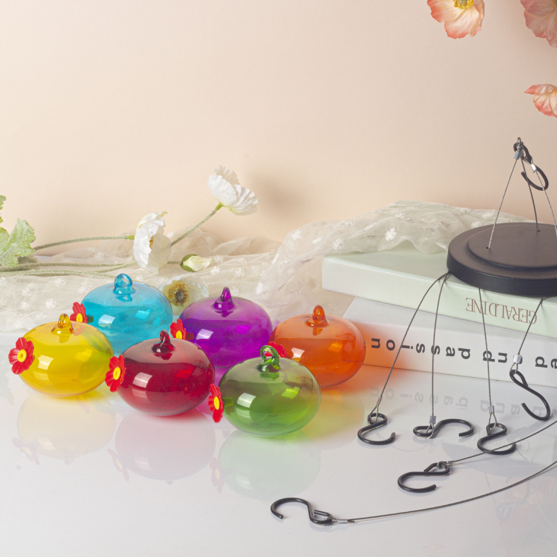 혼합 색상 6개 세트 (옷걸이 포함, 색상 별도 기재 요망)