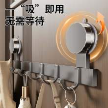 吸盘门后挂钩免打孔强力粘胶承重置物架钩子入户门挂衣架收纳粘钩