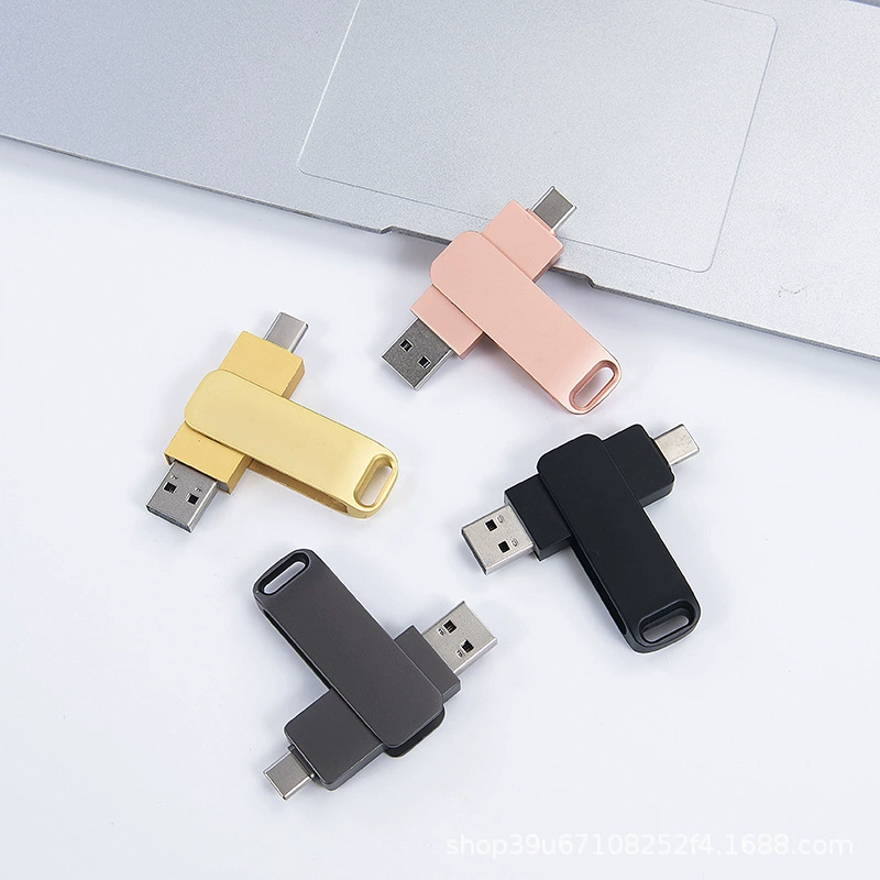 Металлическая ёмкая высокоскоростная мобильная USB-флешка, 32G/128G/64G/16G, подарок на день рождения