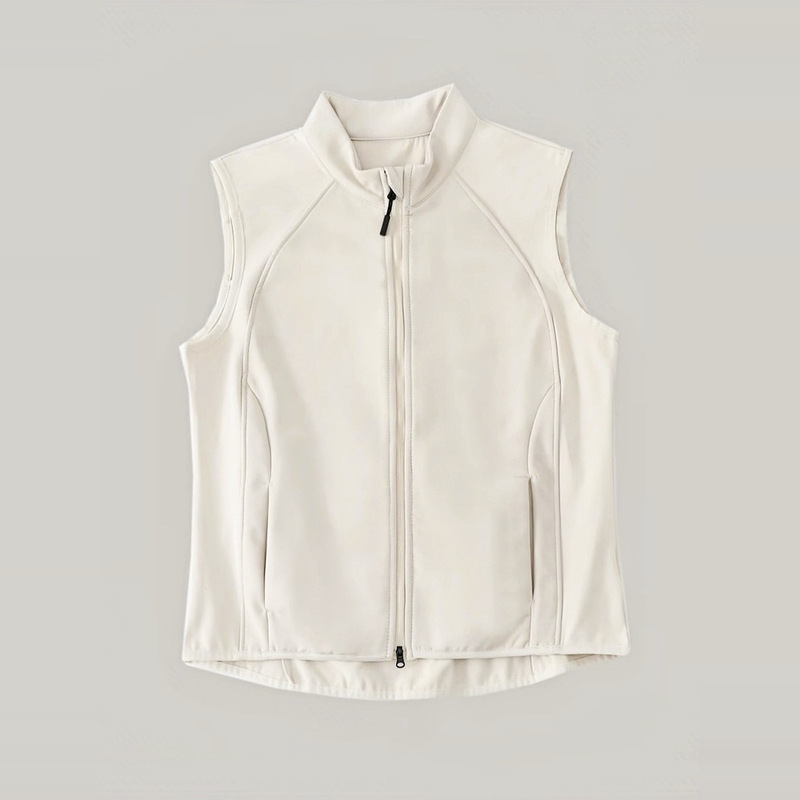 Soft Shell Lightweight Sports Vest for Women Spring 2025 New Spring & Fall Thin Outwear Vest Outdoor Running Vest